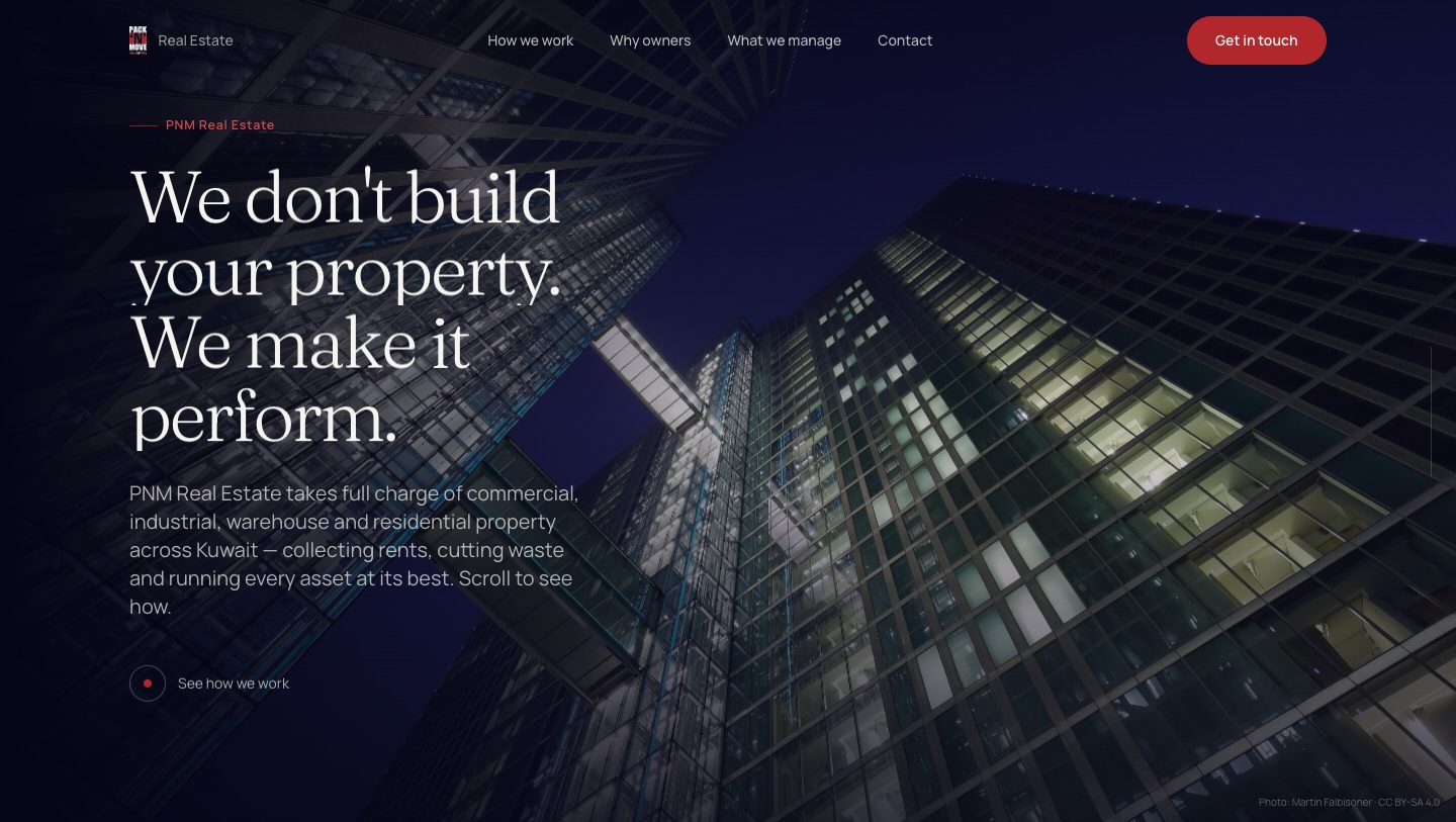 PNM Real Estate — website built by PNM Solutions